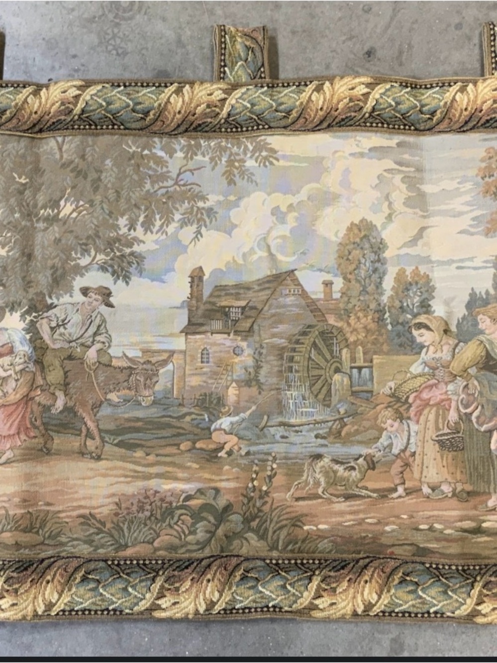 Vintage French Style Pastoral Wall Tapestry